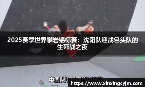 2025赛季世界攀岩锦标赛：沈阳队迎战包头队的生死战之夜